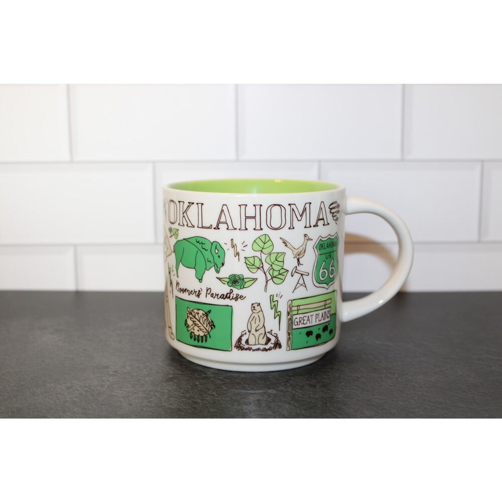 Starbucks Oklahoma Been There Series Mug 14 oz Coffee Cup NWT No Box